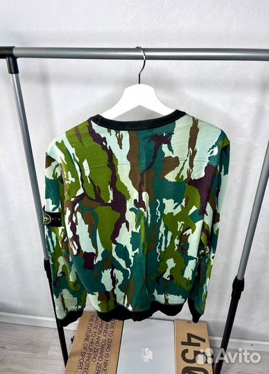 Свитшот Stone island Camo Sweatshirt Cotton