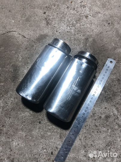 Насадки на глушитель ауди квадрат