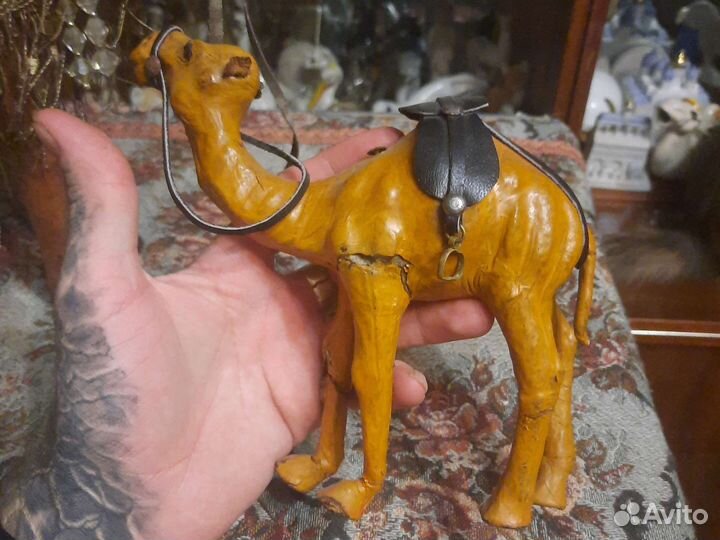 Верблюд папье-маше, кожа