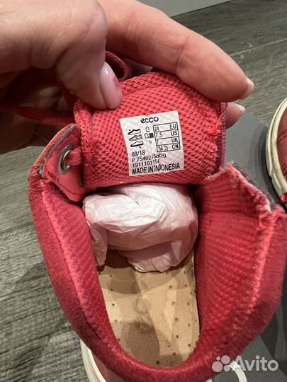 Ботинки ecco 24 размер экко