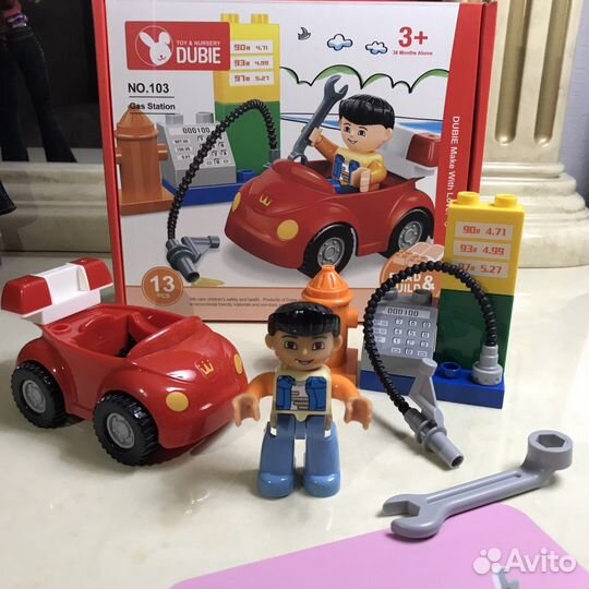 Развивающее лего заправка новое