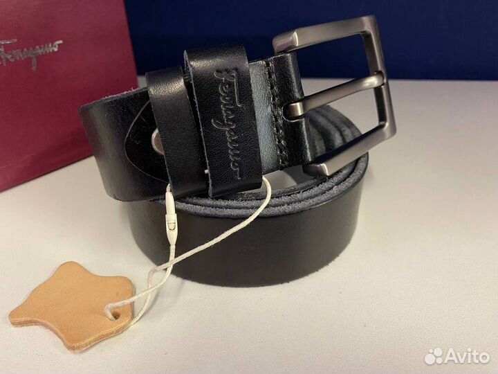 Ремень мужской кожаный salvatore ferragamo