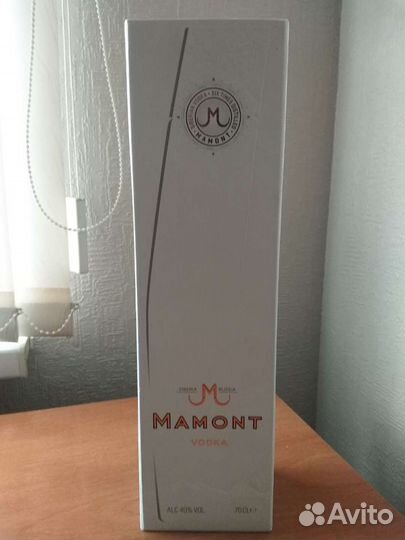 Коробка от водки mamont