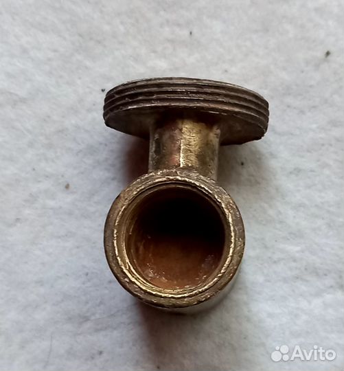 Тройник латунный резьбовой СССР