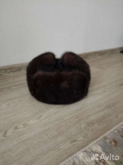 Норковая шапка мужская