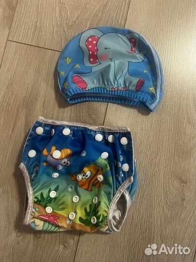 Набор, шапка, трусики для бассейна