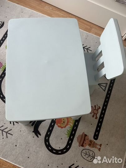 Детский стол и стул IKEA маммут