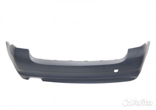 E90 Бампер задний без отверстий под датчики грунто