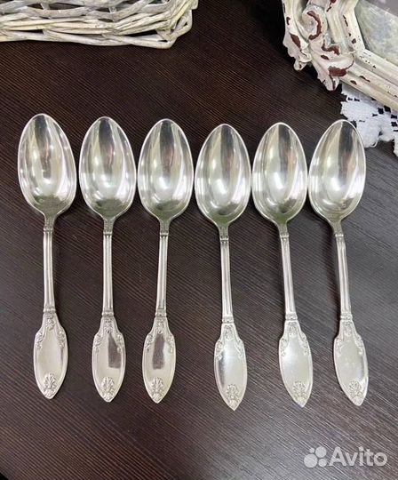 Чайные ложки. Франция. Серебрение