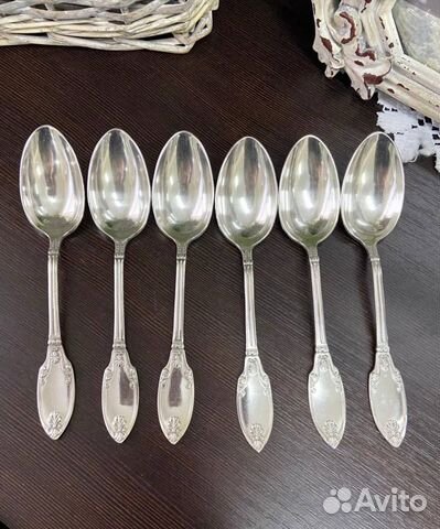 Чайные ложки. Франция. Серебрение