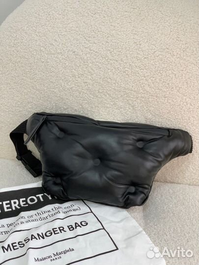 Maison martin margiela сумка поясная кожа 100