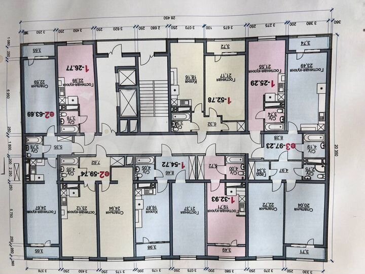 1-к. квартира, 52,8 м², 3/12 эт.