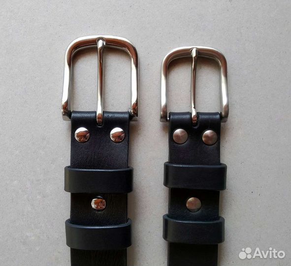 Ремень из кожи ручной работы