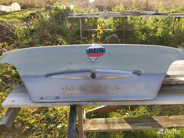 Крышка багажника и задний бампер на daewoo nexia