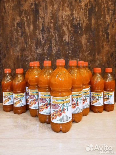 Облепиховый концентрат, сироп, сок облепиховый