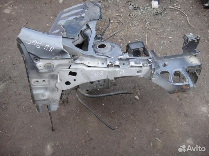 Лонжерон передний правый Пежо 308