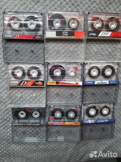 Аудиокассеты TDK sony basf konica