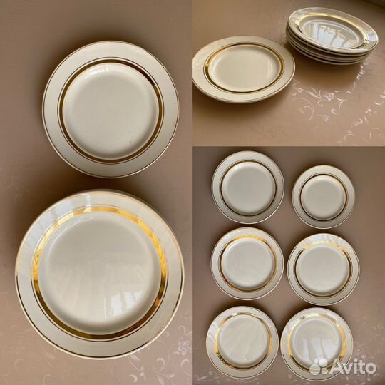 Набор столовой посуды тарелки зик Конаково СССР