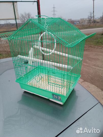 Клетка для попугая или птиц. Бу
