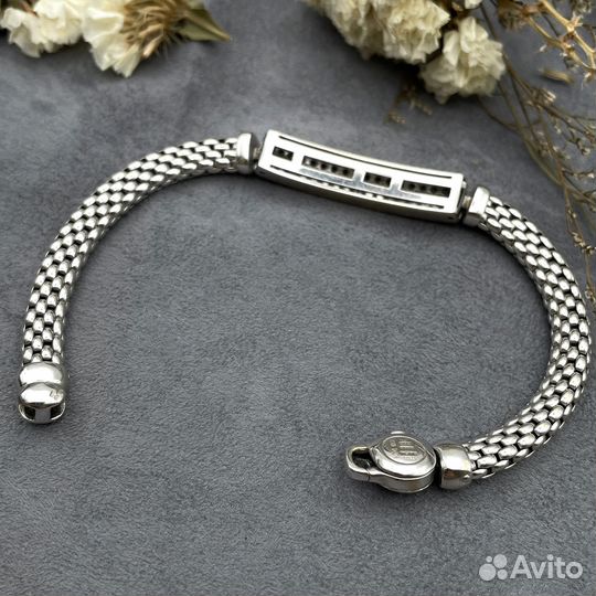 Золотой браслет fore с бриллиантами Италия 750