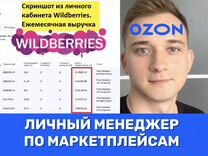 Менеджер по работе с маркетплейсами WB ozon