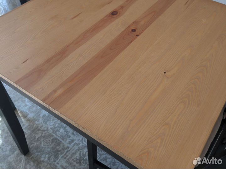 Стол lerhamn и стул IKEA, б/у, дерево