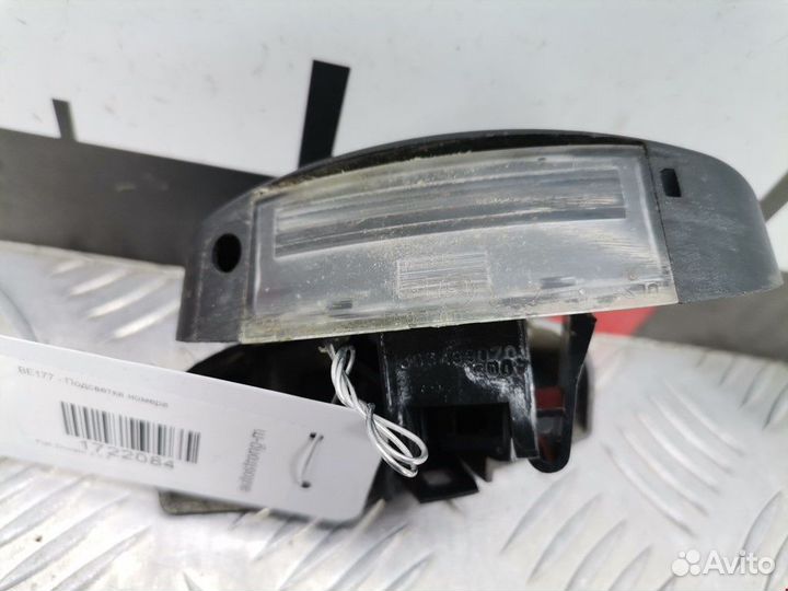 Подсветка номера Fiat Ducato 2 рест. 2005