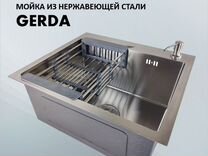 Кухонная мойка Gerda GS 5045 S (500*450) Сатин