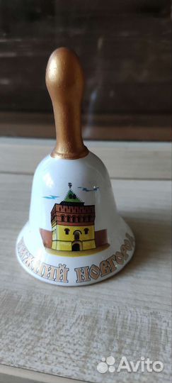 Сувенирные колокольчики фарфор