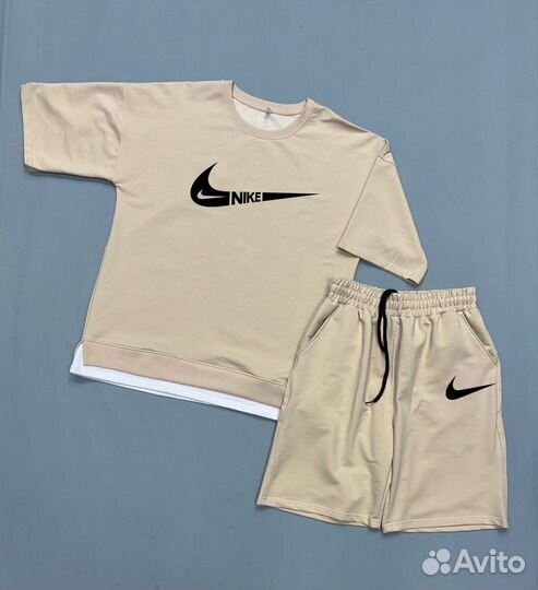 Летний костюм Nike шорты+футболка