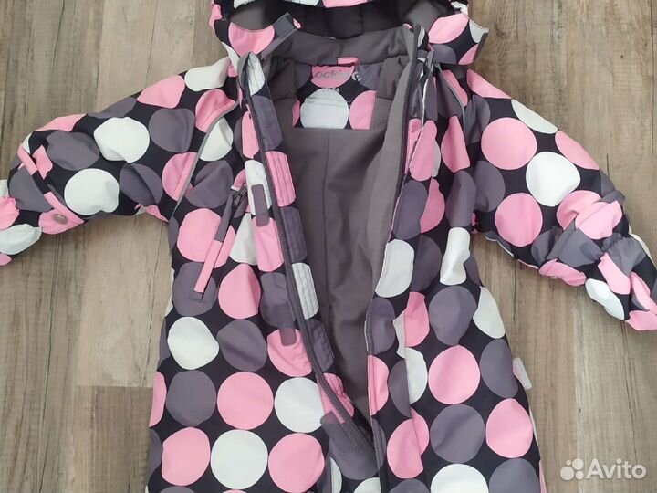 Зимний комбинезон crockid для девочки 62 68