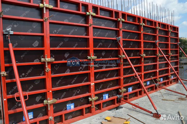 Аренда крупнощитовой опалубки