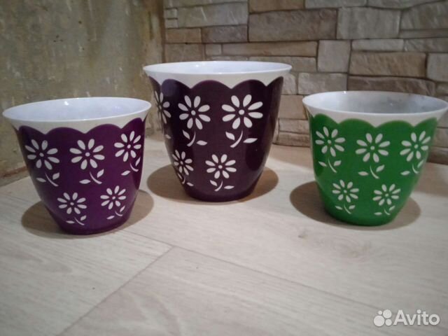 Горшки для цветов разные
