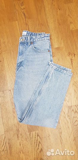 Джинсы zara mom fit р.38