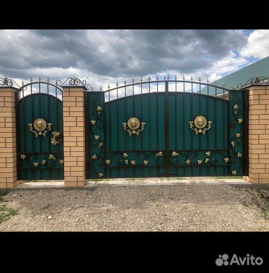 Ворота кованые