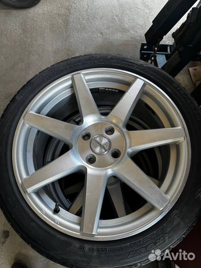 Литые диски r17 4х100