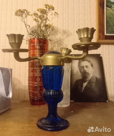 Подсвечники и канделябры винтаж