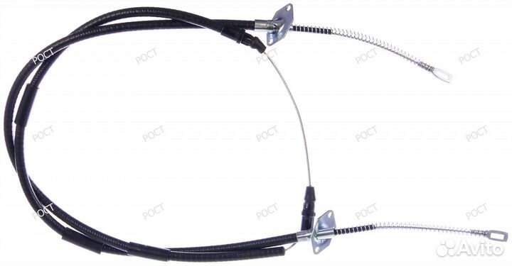 Трос ручного тормоза ваз-2121,21213 зад. (2121-350