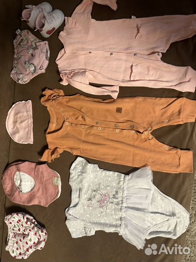 Вещи пакетом на девочку 68 74