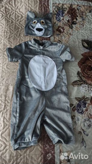 Новогодний костюм волка 104