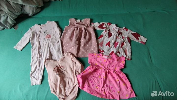 Детские вещи пакетом на девочку 68-74