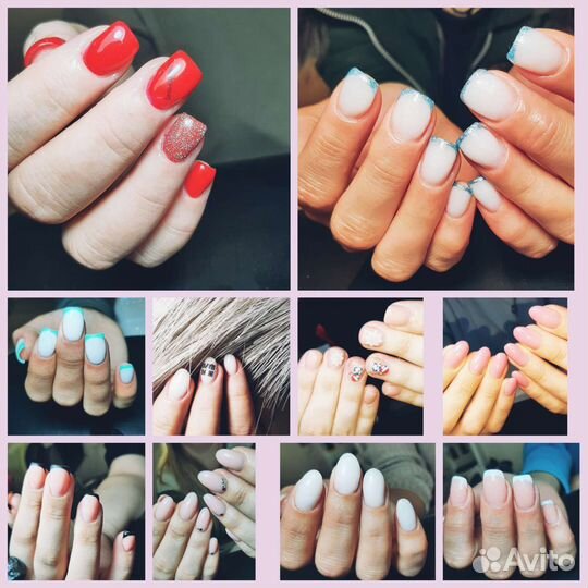 Наращивание, гель-лак