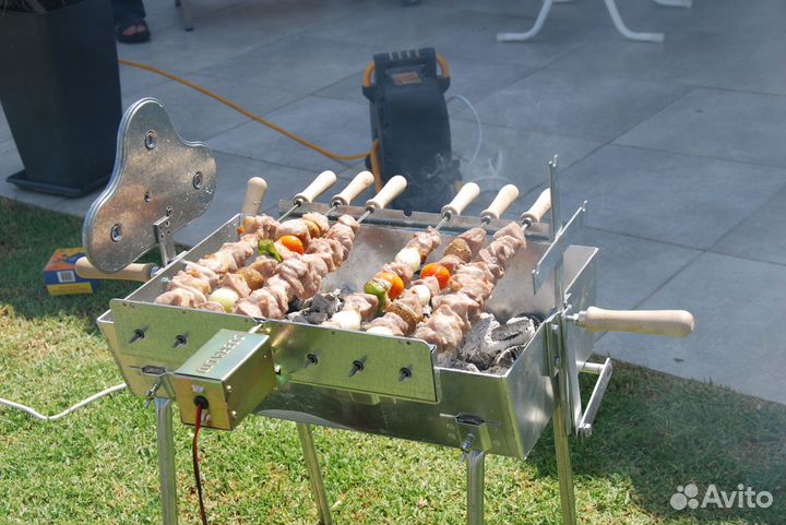 Мангал автоматический угольный