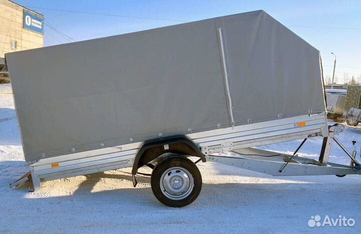 Легковой прицеп 3.7х1.5х1.5 R15 с тентом 