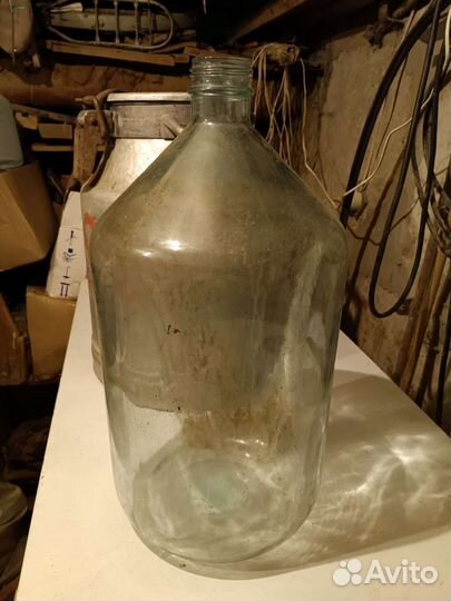 Бутыль стеклянная 20 литров