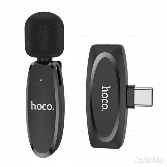 Микрофон беспроводной hoco L15 USB-C Black