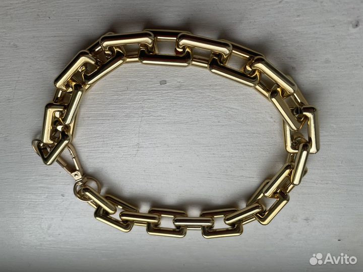 Золотая цепь бижутерия