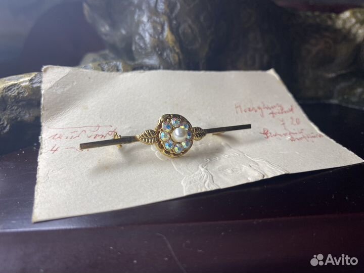 Брошь josef feix & sohne, антик Германия