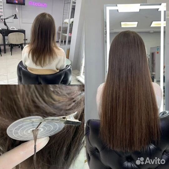 Капсульное наращивание волос