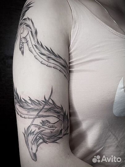 Коррекция старых татуировок